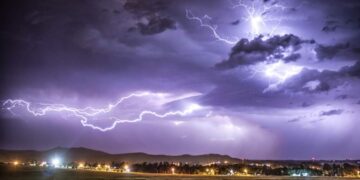 La tormenta pegó fuerte en San Andres de las Sierras y Villa Serrana La Gruta.