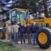 Sergio Bordoni entregó una motoniveladora 0km para Sierra de la Ventana