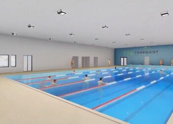 Natatorio municipal climatizado.