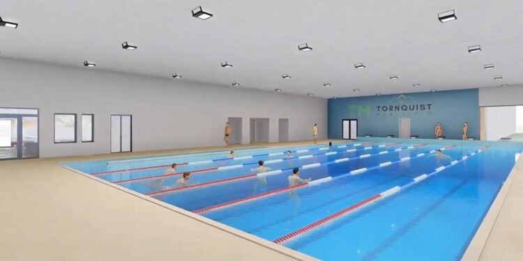 Natatorio municipal climatizado.