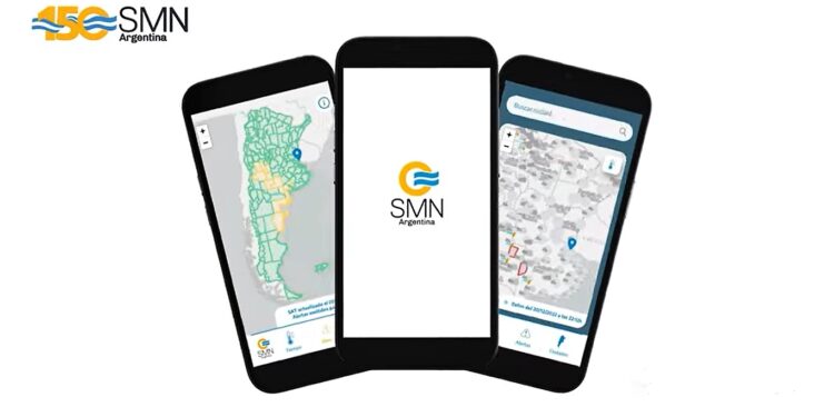El Servicio Meteorológico Nacional presenta su aplicación para teléfonos móviles