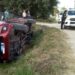 Tras un vuelco, suspenden licencia a un conductor borracho que puso a manejar a su hijo de 11 años