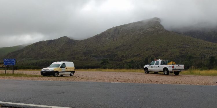 Alivio total: La comarca amaneció con bajas temperaturas y lloviznas. .
