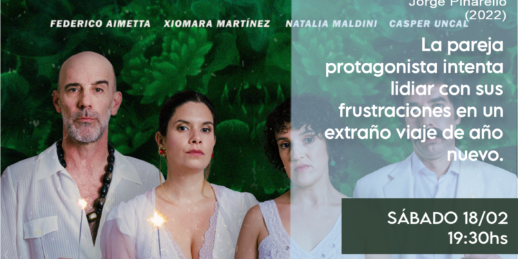 Cine en la biblioteca de Villa Ventana.