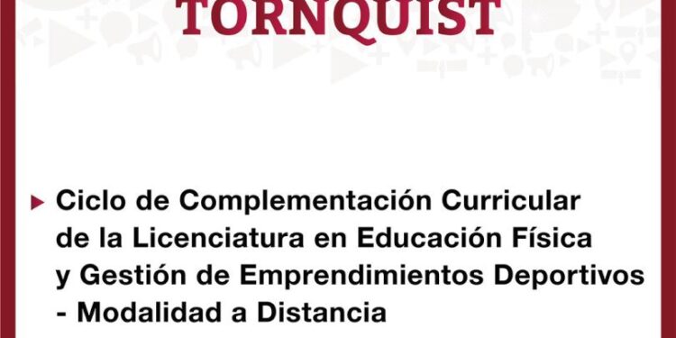 UPSO dictará la Lic. En Educación Fisica y Gestión de Emprendimientos Deportivos en Tornquist