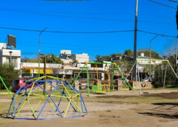 El municipio avanza con la renovación de la plaza del ACA de Sierra de la Ventana