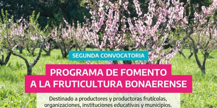 Convocatoria al programa Fruticultura Bonaerense