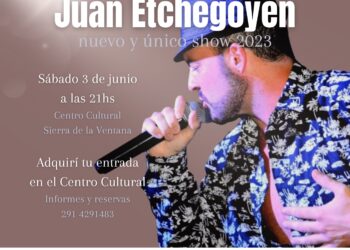 Juan Etchegoyen vuelve al Centro Cultural para presentar su nuevo show