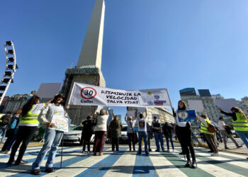 7º Semana Mundial para la Seguridad Vial: Luchemos por la Vida desarrolló actividades  para la reducción a 30 km/h en calles
