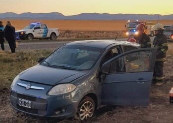 Vuelco en la ruta 76