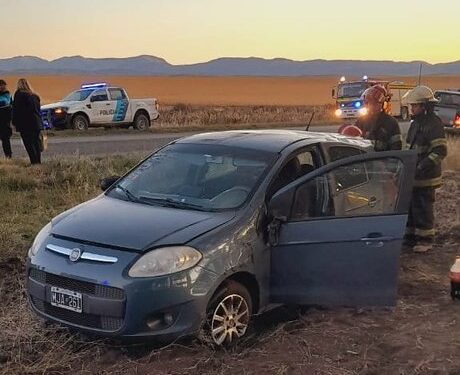 Vuelco en la ruta 76