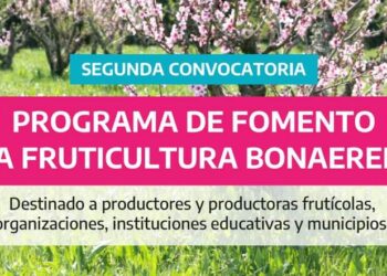 Programa Fruticultura Bonaerense: Link para reunión informativa de este viernes