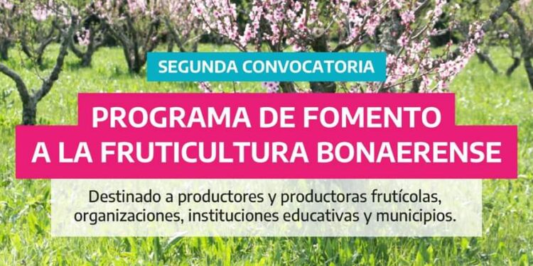 Programa Fruticultura Bonaerense: Link para reunión informativa de este viernes