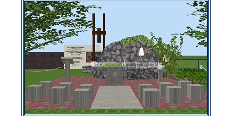 “Queremos tener el predio lindo y la capilla a cielo abierto terminada para el verano”