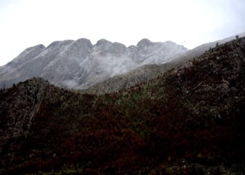 Nieva en el Abra de la Ventana