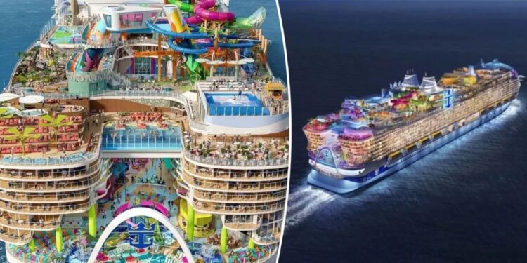 En 2024 zarpará el crucero más grande del mundo, que quintuplica el tamaño del Titanic