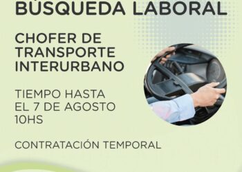 Búsqueda de choferes para transporte interurbano