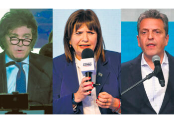 Milei fue el más votado, Bullrich le ganó a Larreta y Massa se impuso sobre Grabois