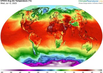 La ola de calor que sufre el hemisferio norte fue 100 veces mayor hoy que en un mundo sin cambio climático.