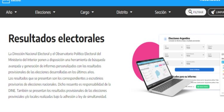 Cuál es la web oficial para seguir los resultados