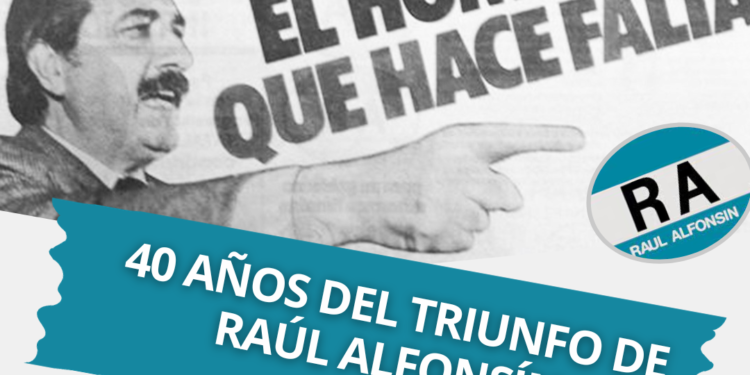 40 Años del triunfo de Raúl Alfonsín