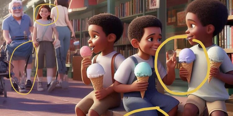 Polémica por una imagen hecha con IA para promocionar la feria del libro en Madrid