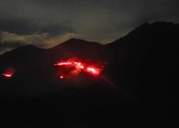 Alerta: Un rayo provocó un incendio en el Parque Tornquist