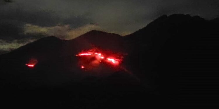 Alerta: Un rayo provocó un incendio en el Parque Tornquist