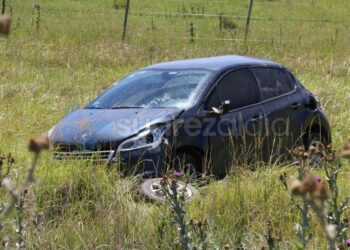 Se produjo un despiste en Ruta 76 durante el mediodía del sábado