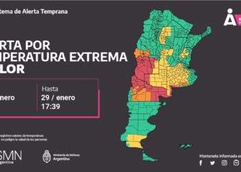 Once provincias bajo alerta por el calor extremo