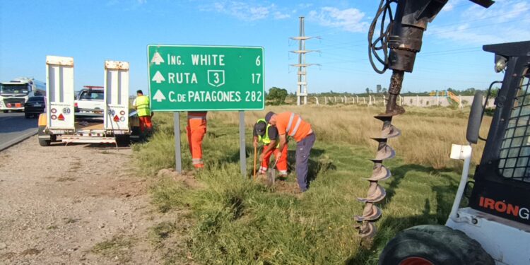 Vialidad sigue reponiendo señales en rutas afectadas por el temporal