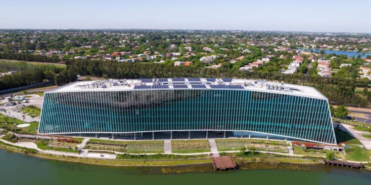 ARBA detectó en Nordelta un edificio de oficinas corporativas declarado como baldío