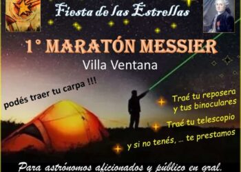 Se viene la primera maratón de astronomía en Villa Ventana