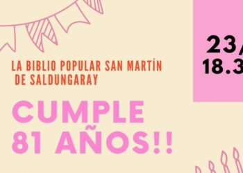 La Biblio Popular de Saldungaray cumple 81 años!