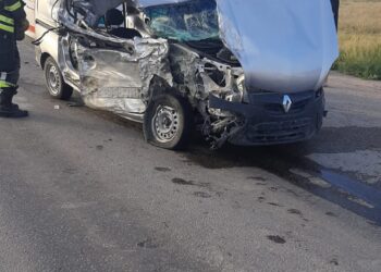 Choque en la ruta 3, hubo heridos.