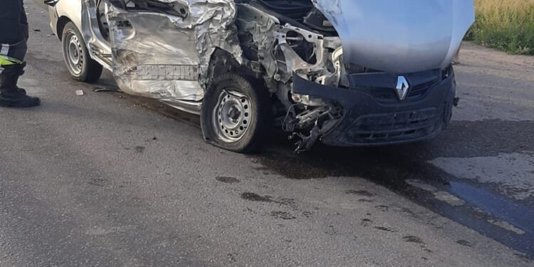 Choque en la ruta 3, hubo heridos.