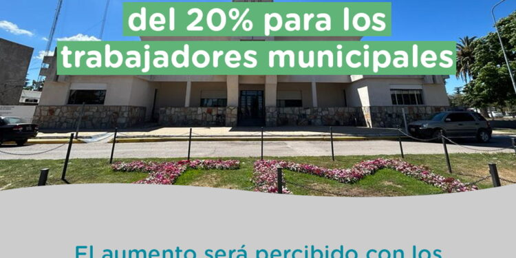 Nuevo incremento salarial del 20% para los trabajadores municipales de Tornquist.