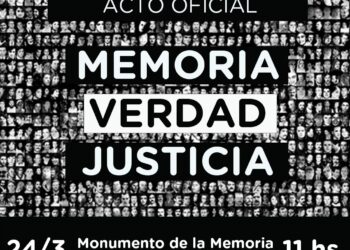 Acto oficial por el Día de la Memoria por la Verdad y la Justicia