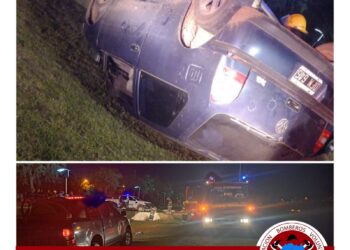 Vuelco en Sierra de la Ventana