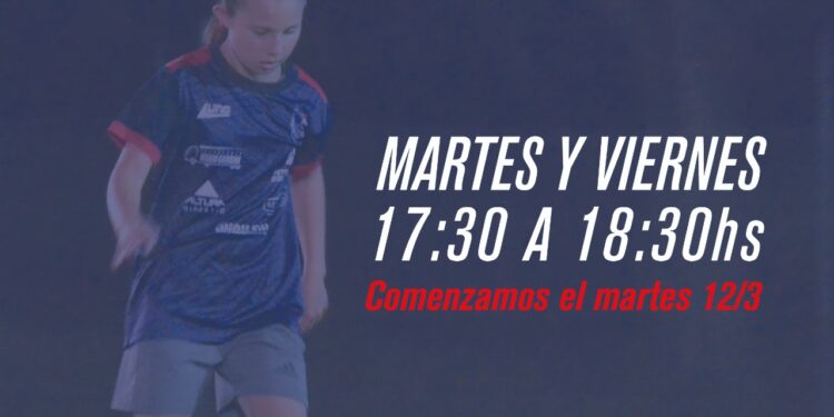 Se vienen los entrenamientos Sub 15 y Sub 13 femenino