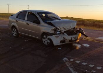 Tornquist: Varios heridos en colisión frontal sobre la ruta 33 y 76