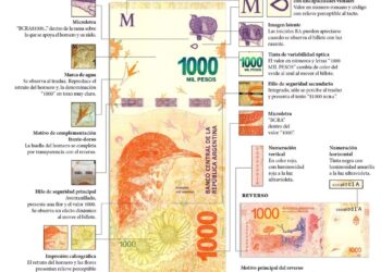 El billete de $1000 con un importante error de impresión que compran por más de $100.000