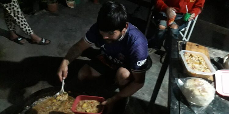 Se montó una olla popular en Sierra