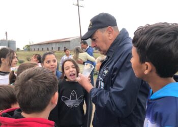 Oscar Blanco: “Fue algo muy lindo poder interactuar con los chicos”