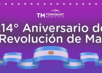 Acto oficial por el 214° aniversario de la Revolución de Mayo