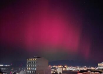 Se generaron auroras boreales en Ushuaia producto de la intensa tormenta solar