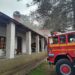 Incendio en el quincho de Estancia Las Vertientes.