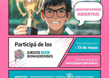 El lunes cierran las inscripciones para los Juegos Bonaerenses 2024