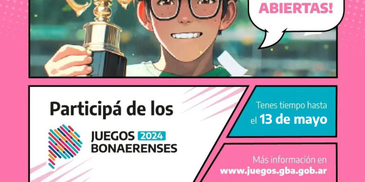 El lunes cierran las inscripciones para los Juegos Bonaerenses 2024