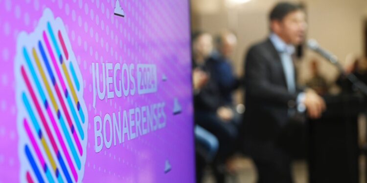 Bordoni participó del lanzamiento de los Juegos Bonaerenses 2024
